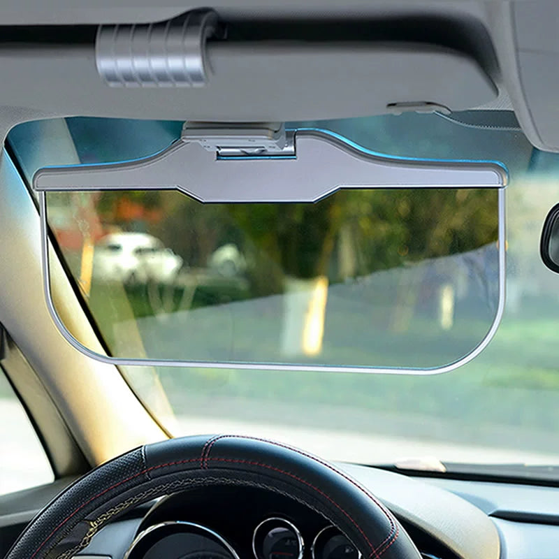 MIRRORED & POLARIZED DUAL USE SUN VISOR