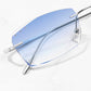 BLUE LIGHT COLOR-CHANGING TITANIUM FRAMELESS GLASSES FOR MYOPIA