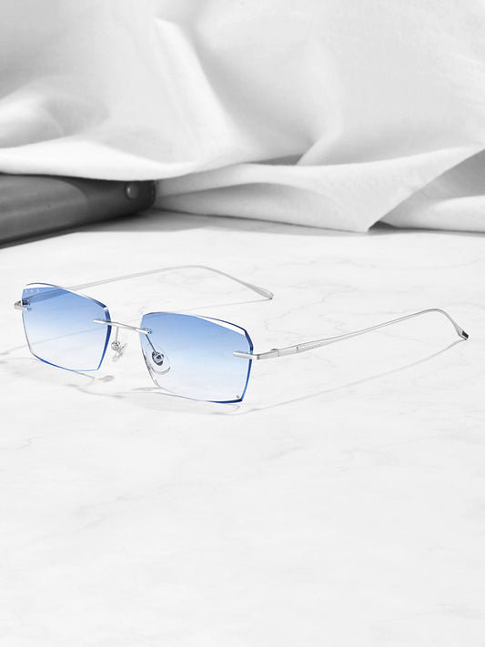 BLUE LIGHT COLOR-CHANGING TITANIUM FRAMELESS GLASSES FOR MYOPIA