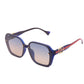 POLARIZED WOMEN'S RETRO BLUE SUNGLASSES WITH UV PROTECTION