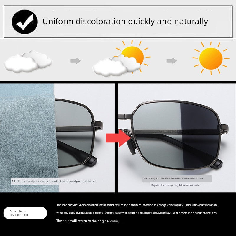 FOLDING POLARIZED / UVA / UVB / BLUE LIGHT SUNGLASSES