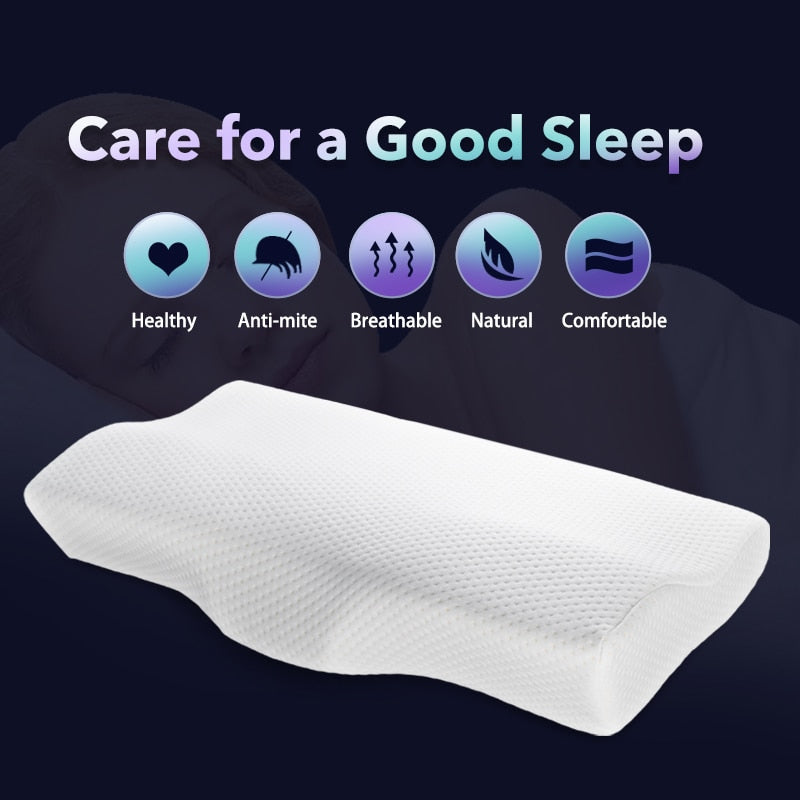 BUTTERFLY ORTHOPEDIC CERVICAL MEMORY FOAM PILLOW