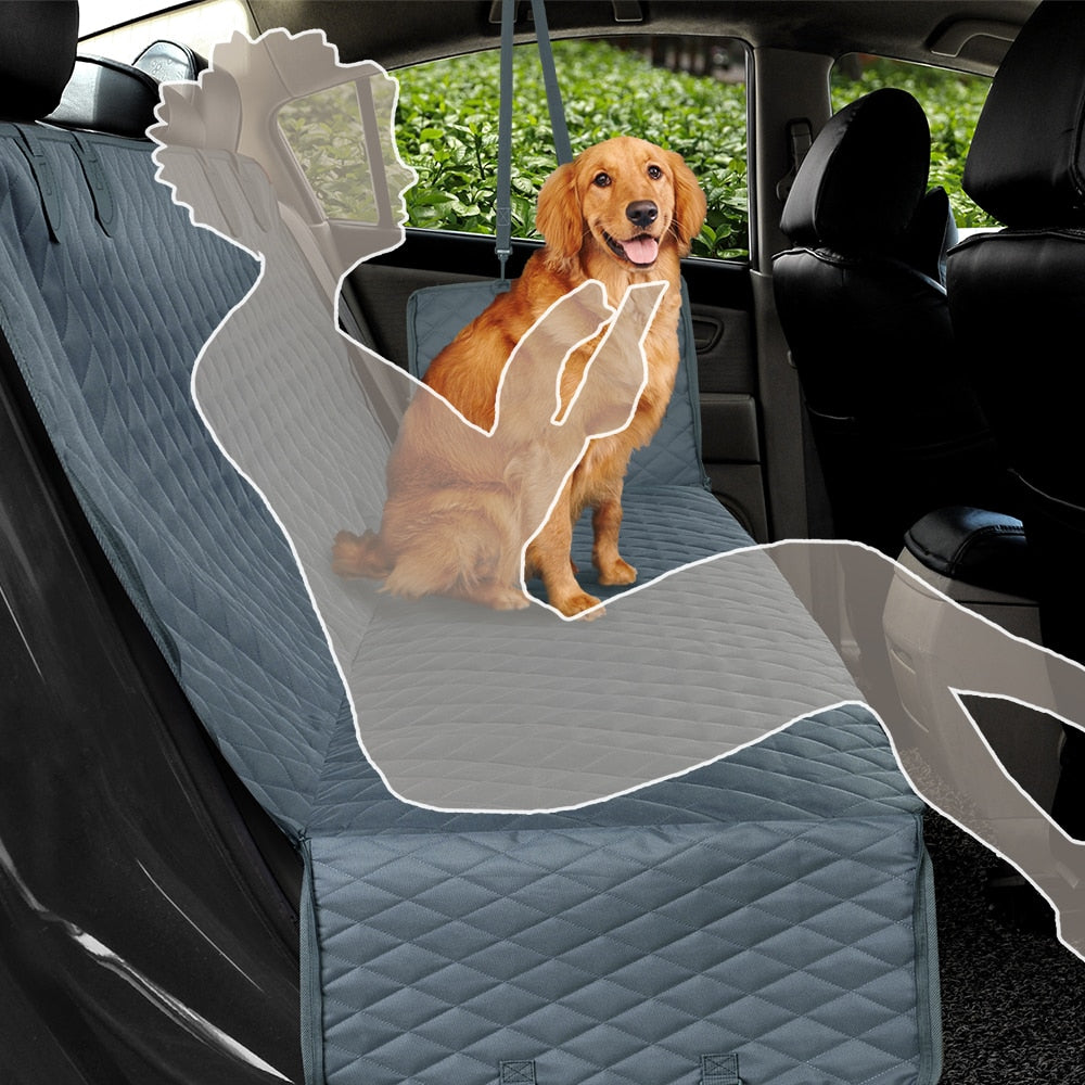 QUILTED WATERPROOF VEHICLE SEAT COVER FOR PET TRANSPORT