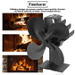 HEAT-POWERED STOVE/FIREPLACE FAN