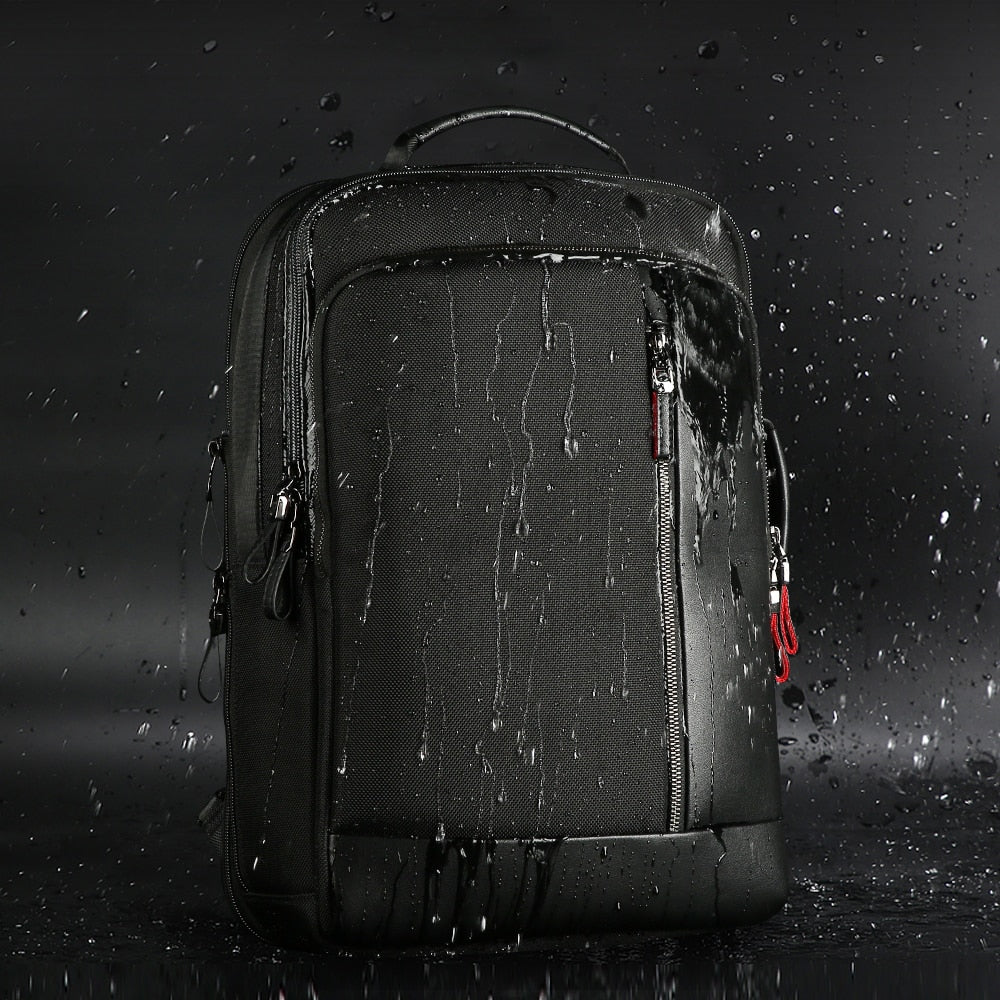 EXPANDABLE WATERPROOF BACKPACK WITH USB PORT