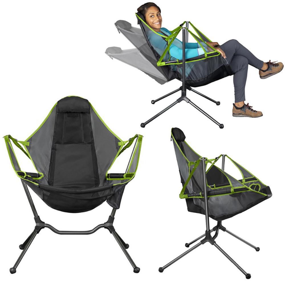 FOLDING OUTDOOR CHAIR-SWING COMBO