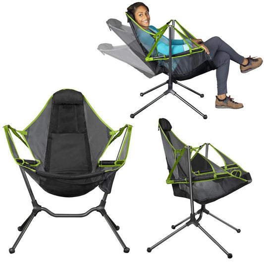 FOLDING OUTDOOR CHAIR-SWING COMBO