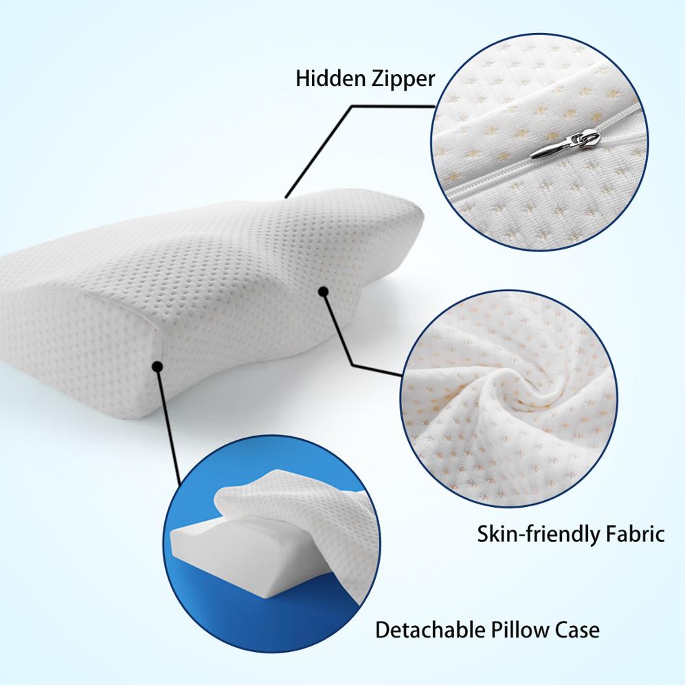 MEMORY FOAM NECK/CERVICAL PILLOW