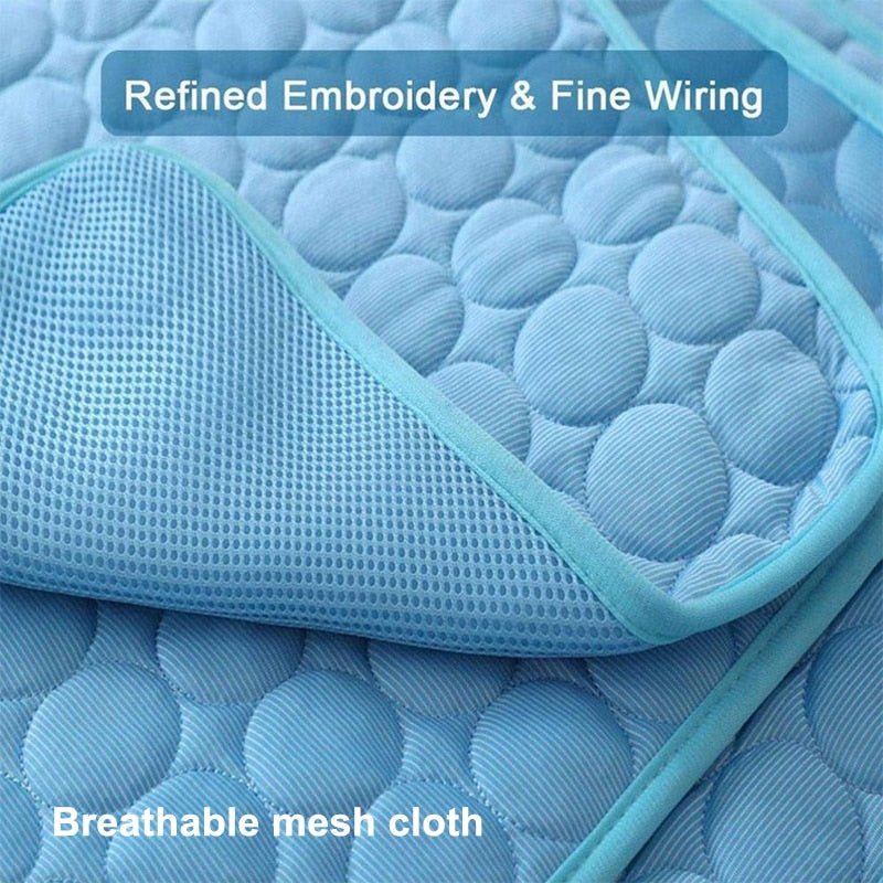 COOLING, BREATHABLE DOG BED