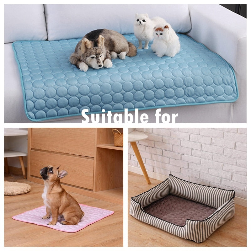 COOLING, BREATHABLE DOG BED