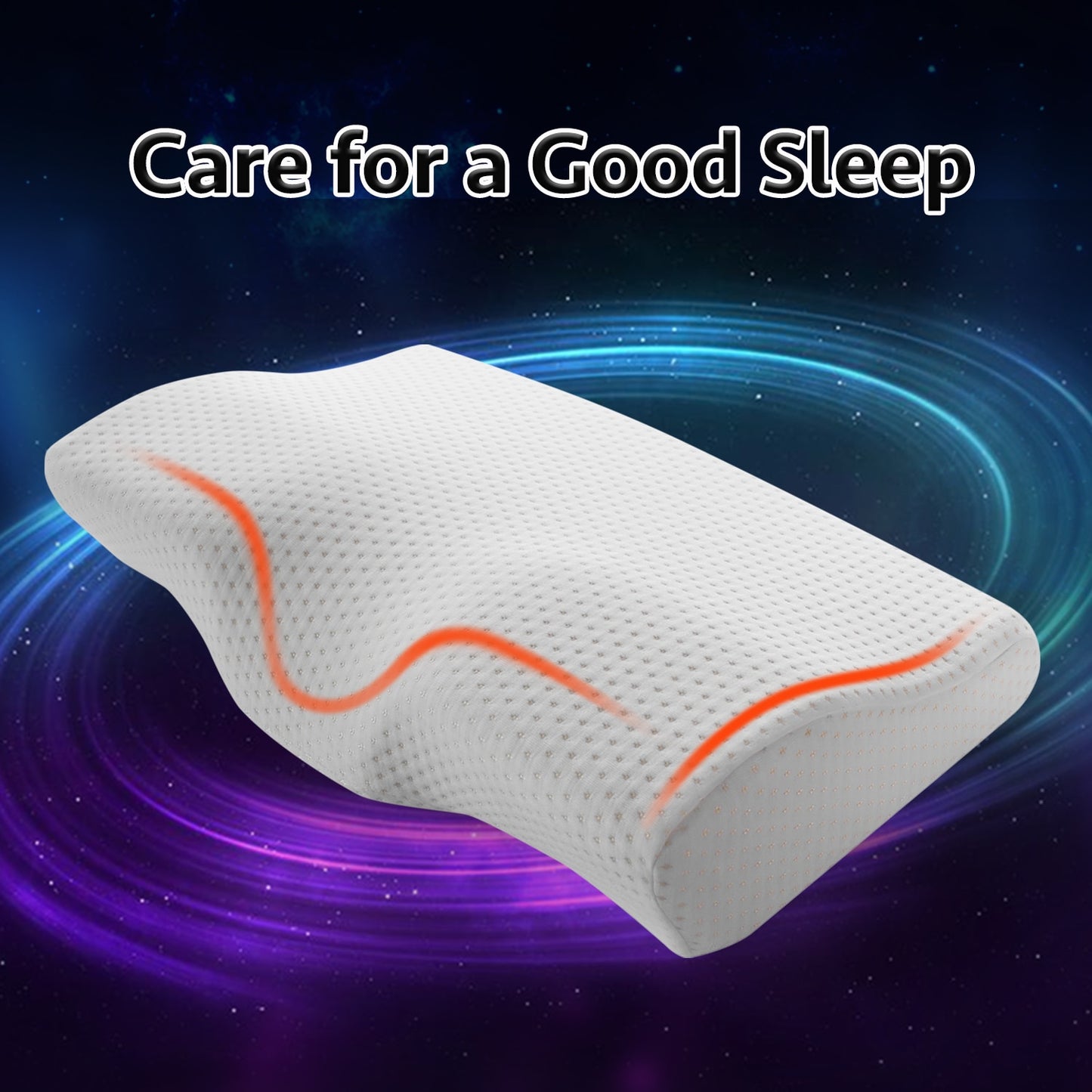 MEMORY FOAM NECK/CERVICAL PILLOW