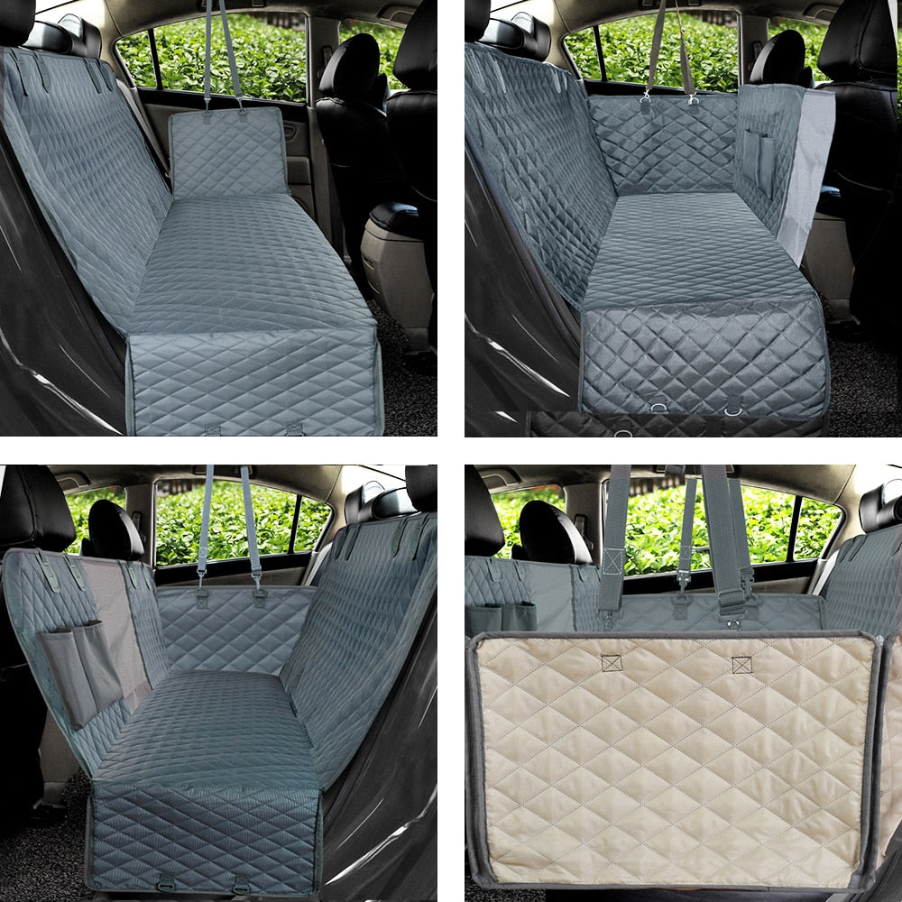 QUILTED WATERPROOF VEHICLE SEAT COVER FOR PET TRANSPORT