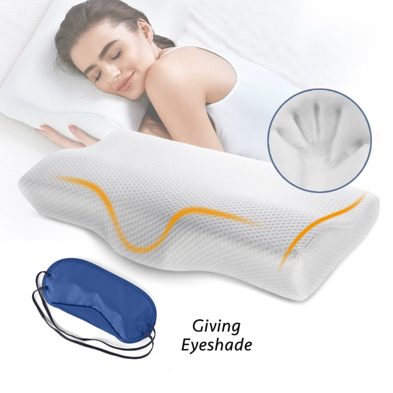 BUTTERFLY ORTHOPEDIC CERVICAL MEMORY FOAM PILLOW