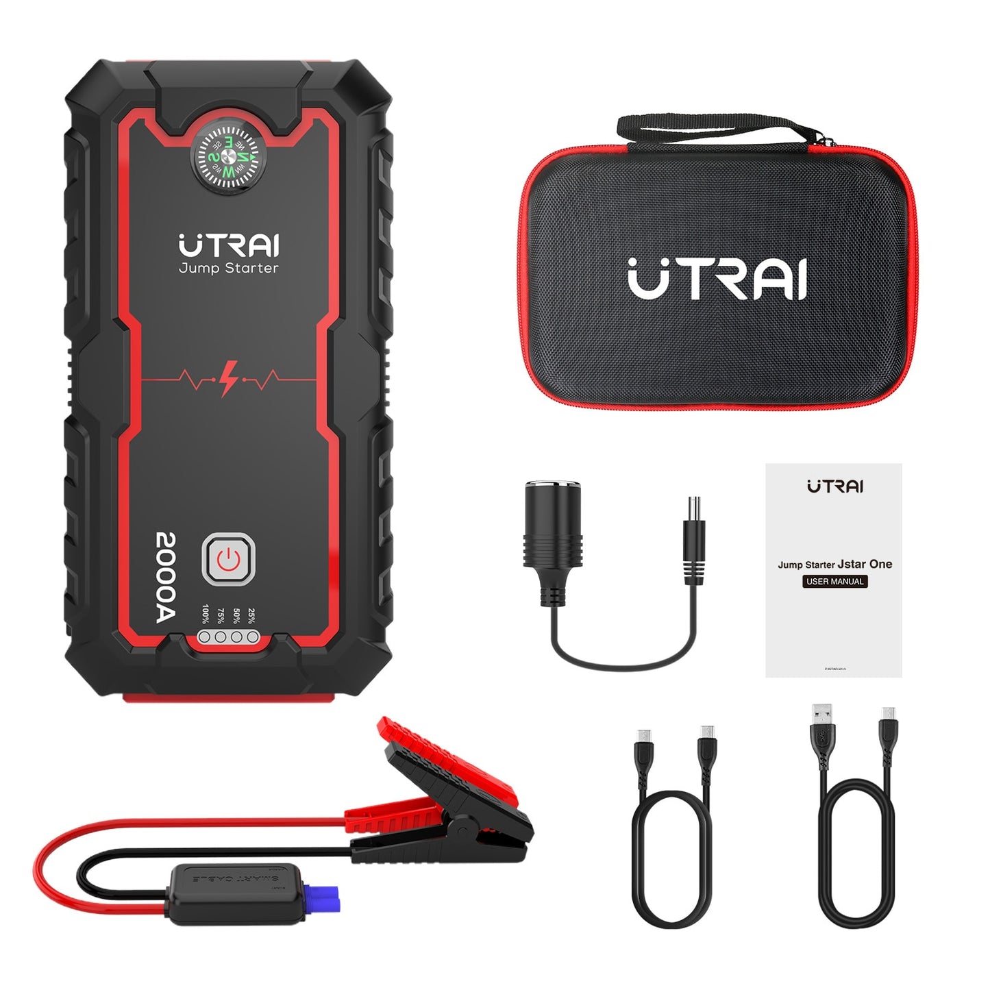 PORTABLE POWER BANK JUMP STARTER