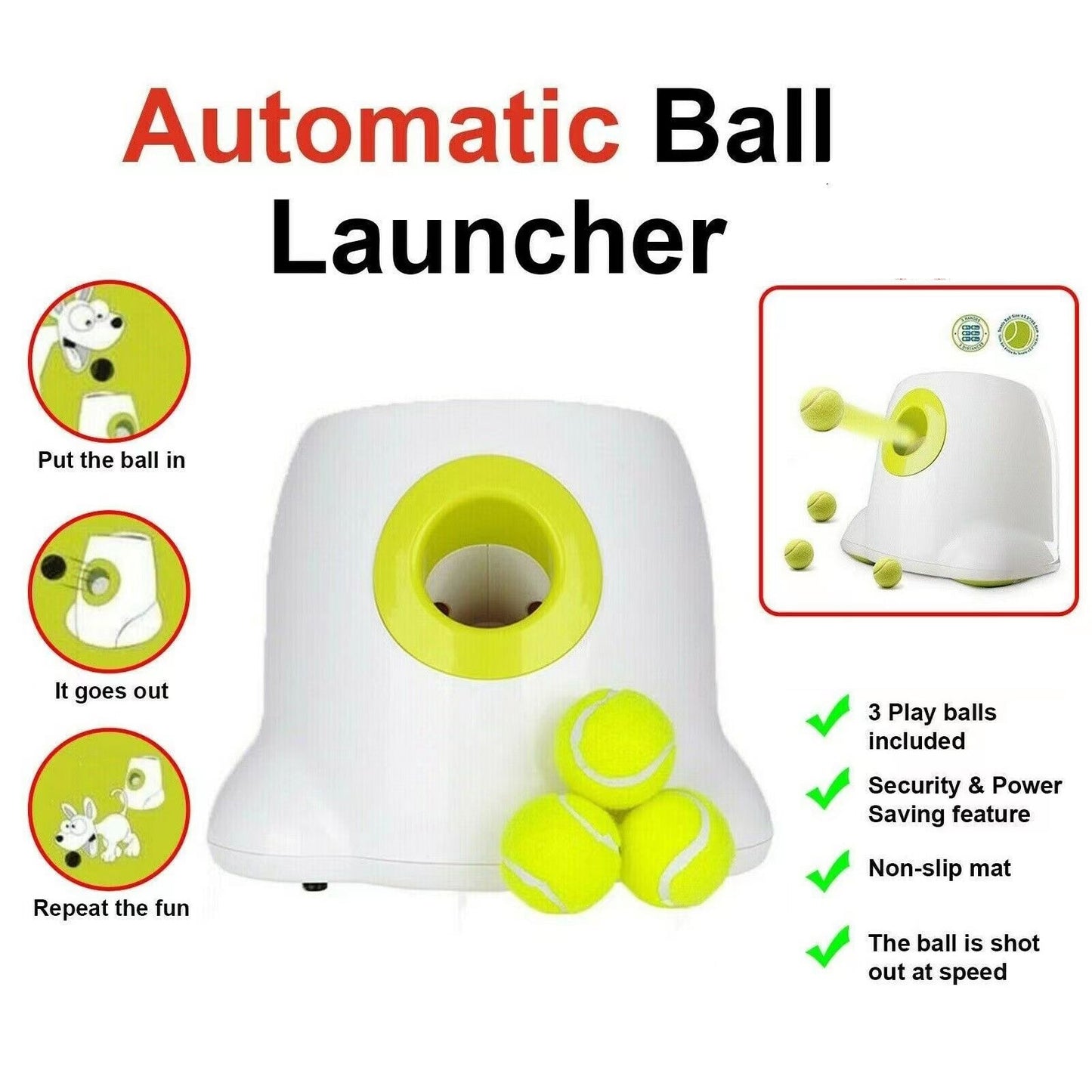 DOG - TENNIS BALL LAUNCHING MACHINE